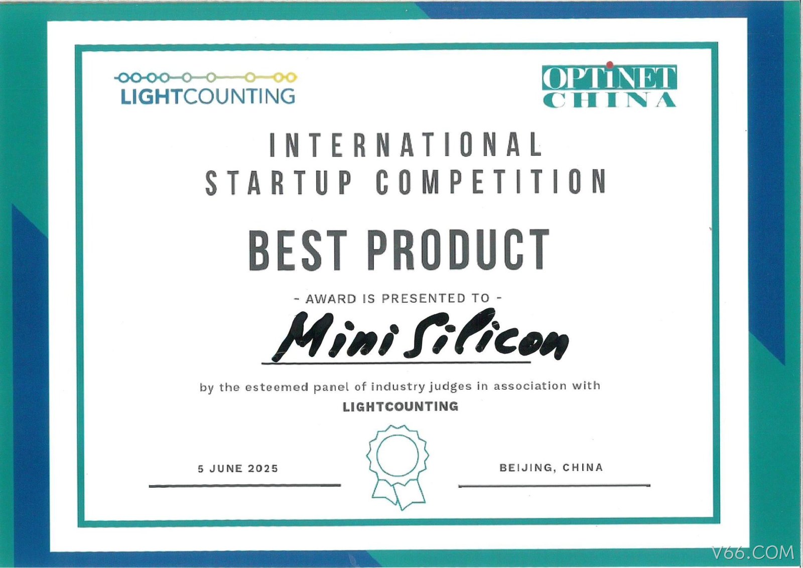 LightCounting OPTiNET 光通信初创公司最佳产品奖